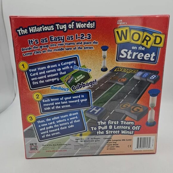 New Sealed 2013 Word On The Street Board Game Brand by Jack Degnan - Picture 2 of 6